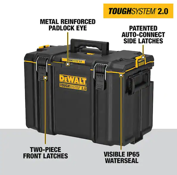 Dewalt DWST08400 TOUGHSYSTEM 2.0 22in XL Tool Box - Gallery 7