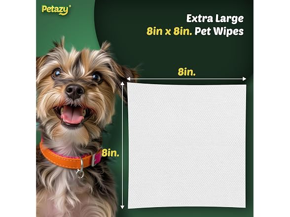 Petazy Pet Wipes for Dogs & Cats (400Ct)