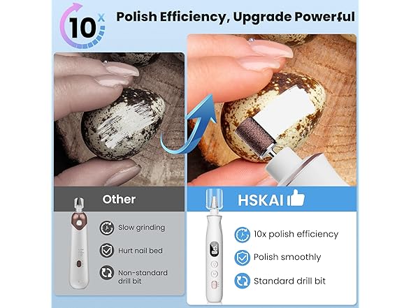 HSKAI Electric Nail File