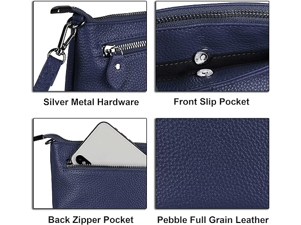 befen Leather Wristlet Clutch Wallet Purses Small Envelope