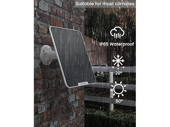 VIZIUUY 6W Solar Panel