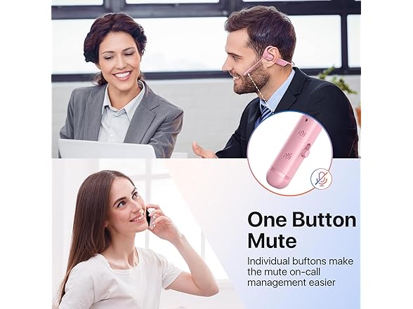 CPTEA Open Ear Headphones with Mic