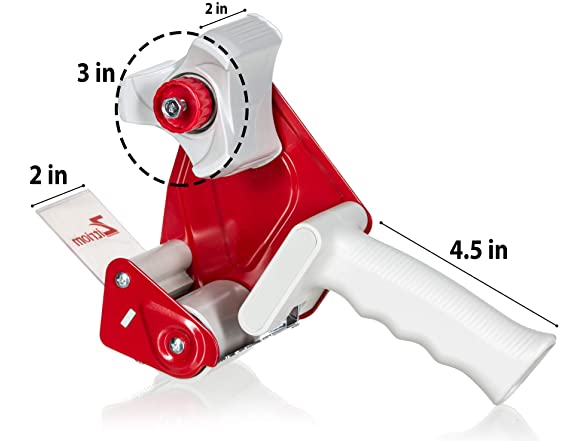 ProLine Packing Tape Dispenser Gun - Plus 1 Free Roll Of