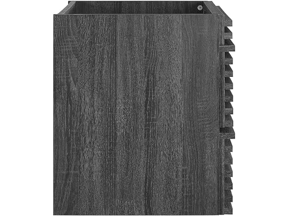 24 in. Render WALL-Mount Bathroom Vanity Cabinet, Charcoal