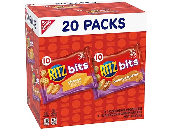 RITZ Bits Variety Pack 20ct