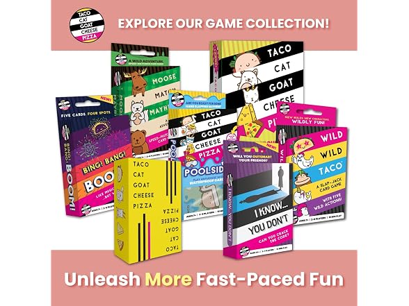 Taco Cat Goat Cheese Pizza Easter Edition Card Game