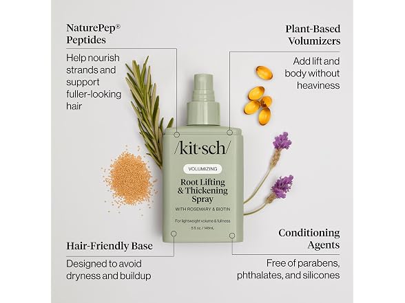 Kitsch Root Hair Texture Spray – Lightweight Hair