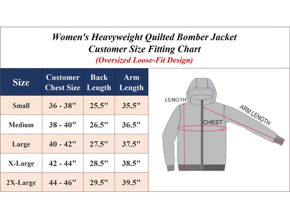 Womens Oversized Quilted Bomber Jacket