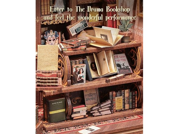 Book Nook Kit - DIY Miniature Dollhouse