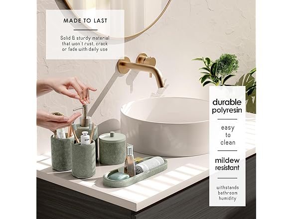 Clara Clark 5pc Bathroom Set