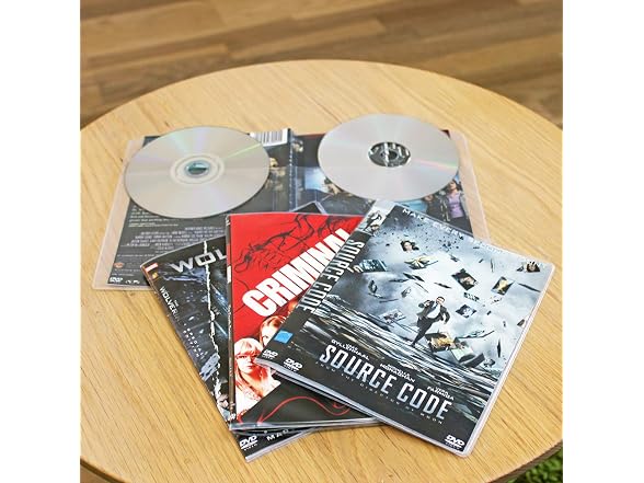 Djois 3L Fr 10280 50 x Double DVD Cases Clear