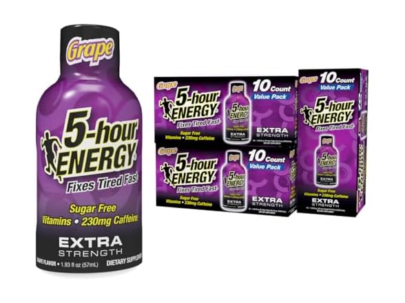 5-hour ENERGY Shot, Grape Flavor, 30 Count