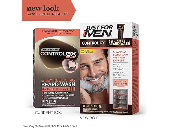 Just For Men GX Beard Wash 4oz 6pk