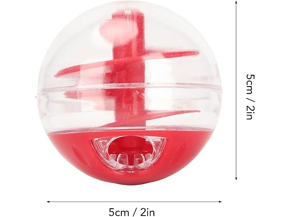 (2 Pack) Zerodis Cat Leaky Food Toy Ball