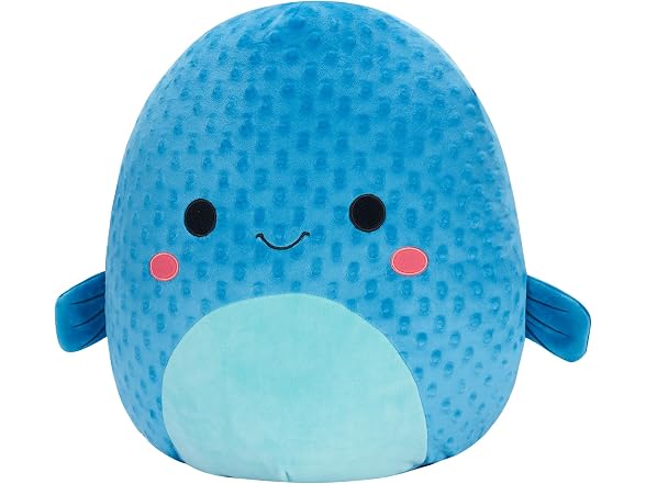 Squishmallows Original 16in Refalo The Blue Pufferfish