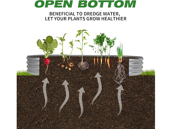 Rakukiri Raised Garden Bed Planter