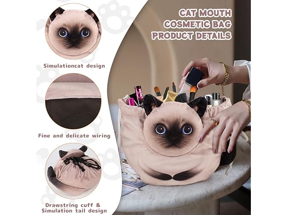Drawstring Makeup Bag