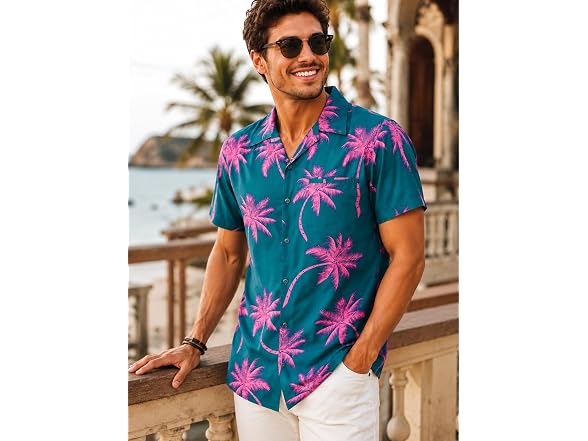 King Kameha Women (L) Hawaiian Shirt Beach Shirts