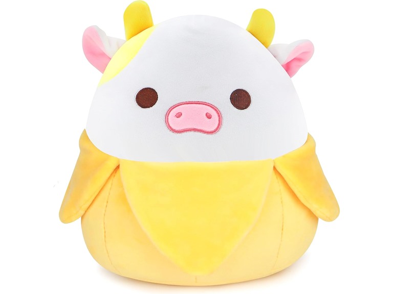 2 Pack Banana Cow Plush Toy 10.7"