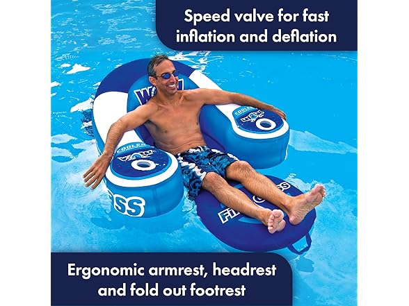 WOW Inflatable Pool Party Lounge Single