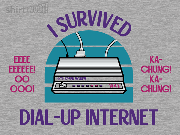 I Survived Dial Up Internet