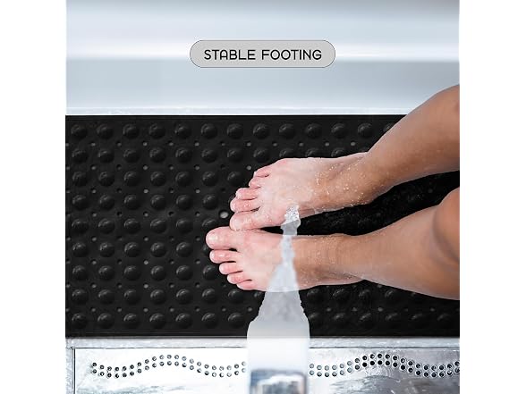 LUX D?cor Non-Slip Bathtub Mat, Extra Large 4