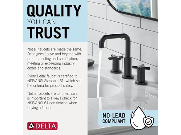 DELTA Bonacci Brushed Nickel Bathroom Faucet, Stainless