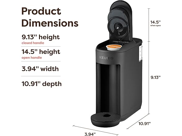 Keurig K-Mini Mate Single Serve K-Cup Coffee Maker- Black