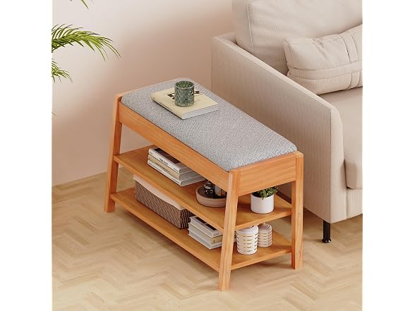 PARTPHONER Shoe Rack Bench with Storage