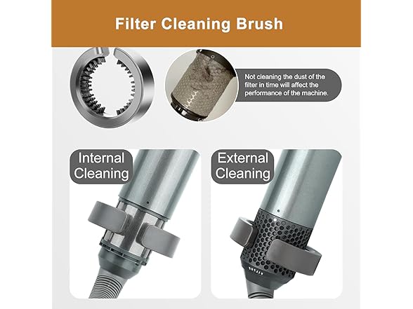Outer Filter Cleaning Brush for Dyson