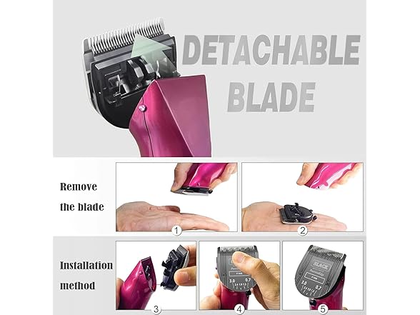 TGSBHIO 5 in 1 Dog Grooming Blades
