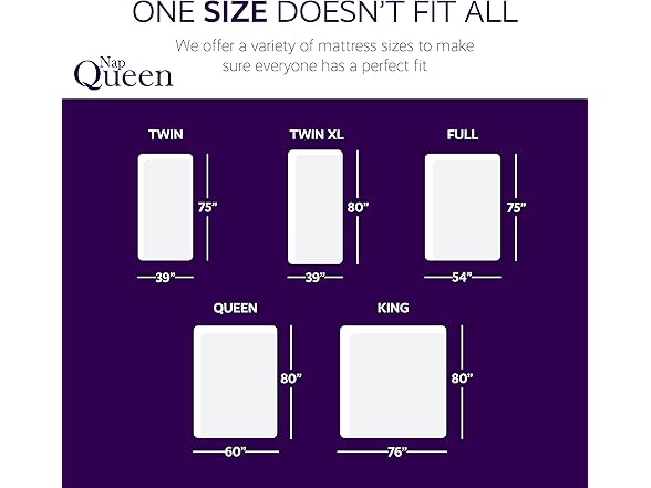 NapQueen 6 Inch Cooling Gel Twin Size Medium