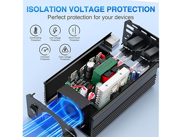 Nilight 300W Power Inverter 12V