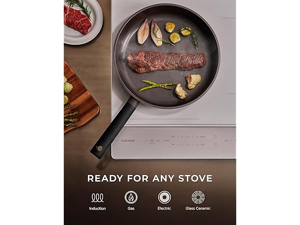 CUCKOO 11 in Kyndell Nonstick Ceramic Wok Pan