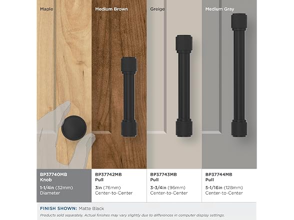 Amerock Faraday 1-1/4" (32 mm) Diameter Cabinet Knob