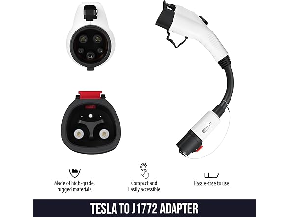 Lectron Tesla to J1772 Adapter 40A 250 Refurbished