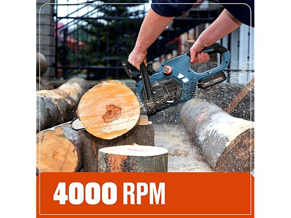 0.73 HP 10" SENIX Cordeless Chainsaw 