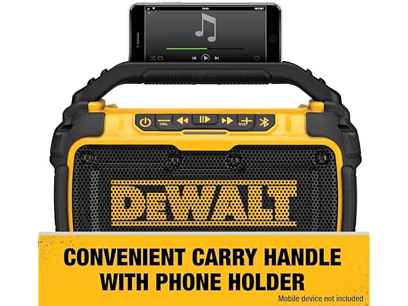 DEWALT DCR010 20V MAX Bluetooth Speaker