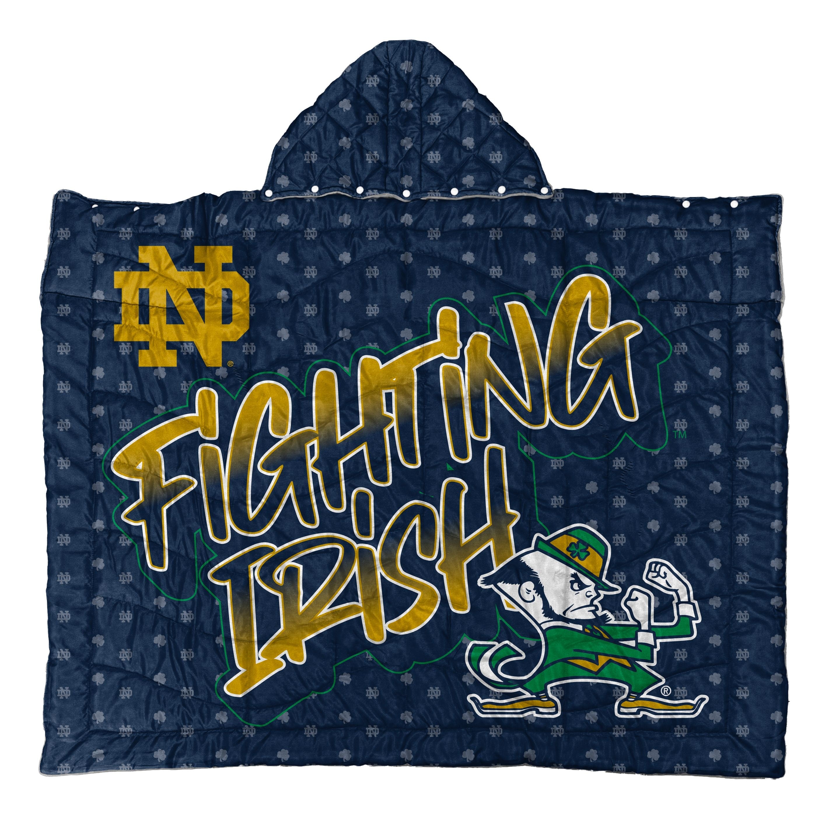 NCAA Hooded Cozy Cape Blanket (54 x 72) - Gallery 18