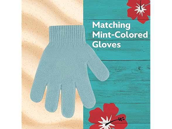Disney Stitch Beanie Hat and Gloves Set