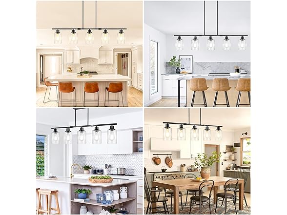 Dining Room Light Fixture Over Table, 5-Light Kitchen