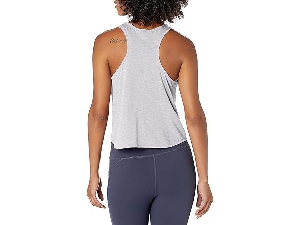 Soffe Dance Crop Tank (M) Ash