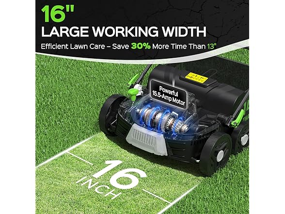 Dethatcher 16 Inch Green