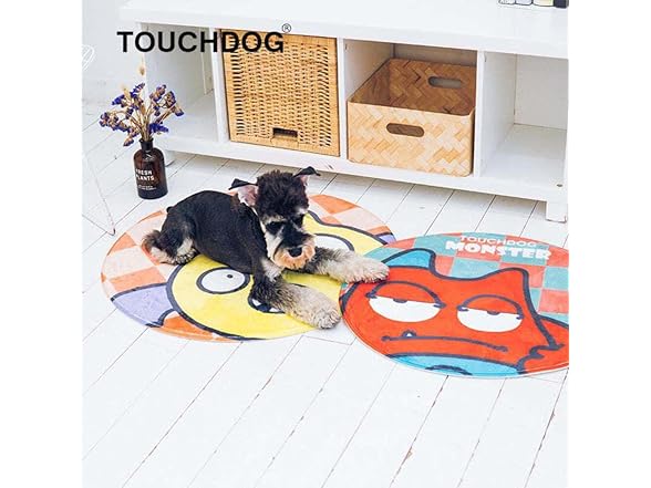Pet Life ® Alien Monster Round Dog Mat