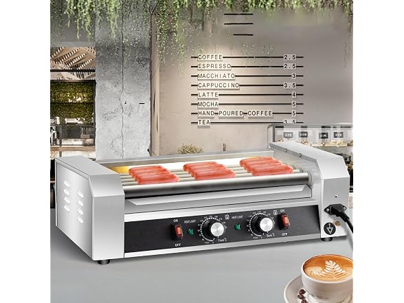 VEVOR Hot Dog Roller, 12 Hot Dog