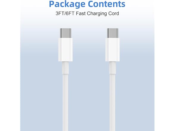 LDHTY USB-C to USB-C Cable 60W 2-Pack - Gallery 6