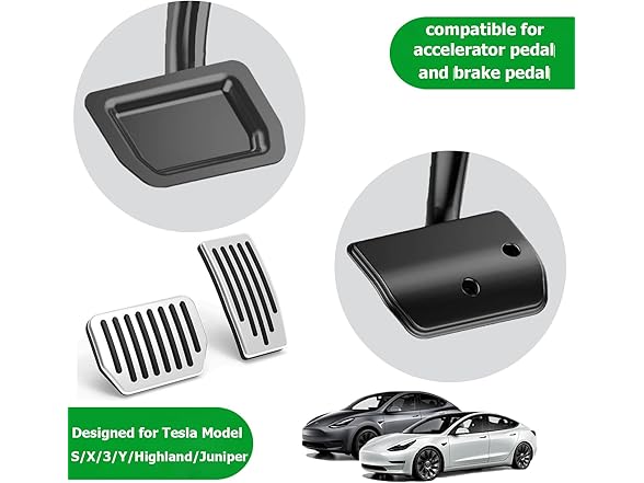 Tesla Performance Pedal Pads Cover - Gallery 2