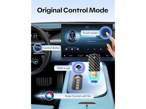 PTGTO Pro Mini Wireless CarPlay Adapter