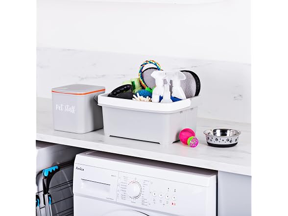 Minky Storage Caddy, Grey, One Size