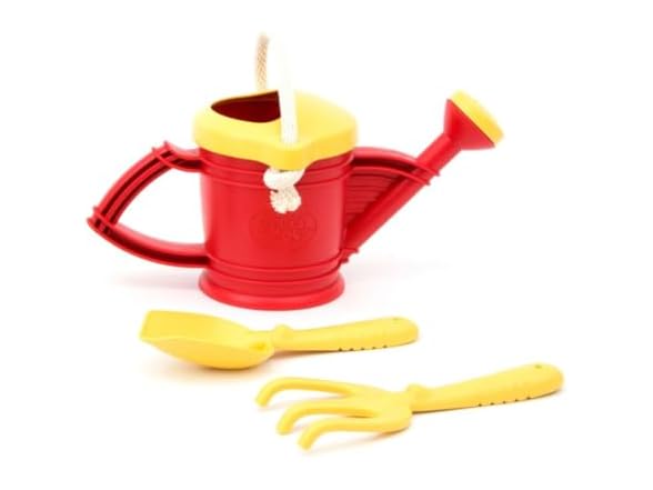 Green Toys Watering Can - Red/Yellow
